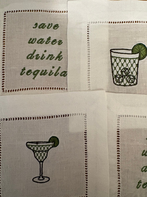 Margarita Cocktail Napkins, Set of 4