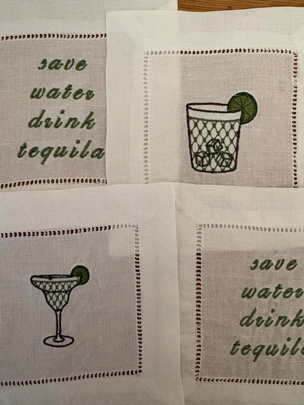 Margarita Cocktail Napkins, Set of 4