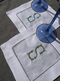 Personalized Large Square Cocktail Napkins, Set of 4