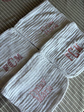 Personalized Burp Cloth, Set of 4