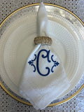 Personalized Romanesque Dinner Napkin, Set of 4